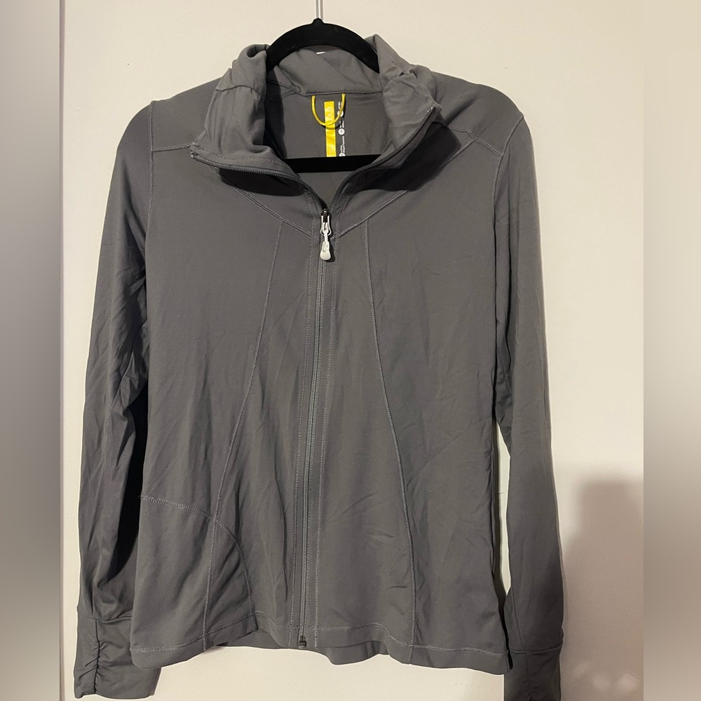 Lole Charcoal Zip-Up Jacket